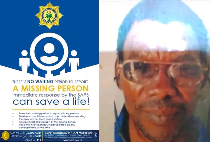 SAPS have launched man hunt for 75 year old man who went missing at Mabeskraal community