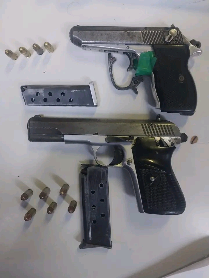 OR Tambo #StockTheft Prevention Task arrested two elder male suspects following being found with unlicensed firearm that was used back 2018