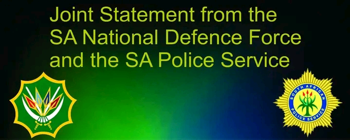 SANDF and Police managed to bursted illegal miners and sized some minerals